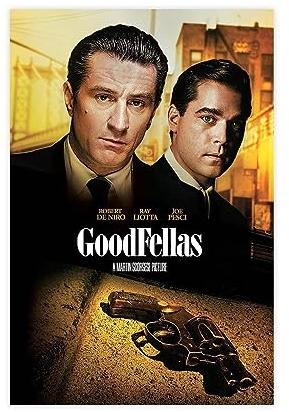 ETOMEY GoodFellas – Filmposter auf Leinwand, Schlafzimmer, Dekoration, Sport, Landschaft, Büro, Raumdekoration, Geschenk, ungerahmt, 40 x 60 cm