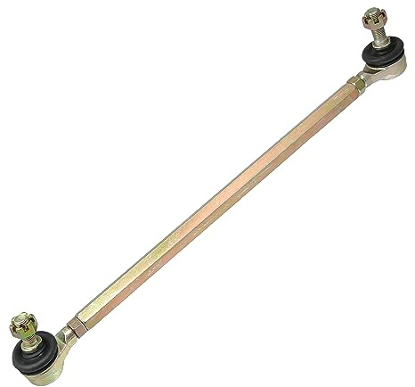 QUARKZMAN Conjunto De Barra De Dirección Y Rótula Para Atv Quad 1Pc | Color Bronce, Material Metal, Rosca M10X1.25, Longitud Barra 36Cm, Compatible Con 50Cc-250Cc, Superficie Lisa, No Oxidable