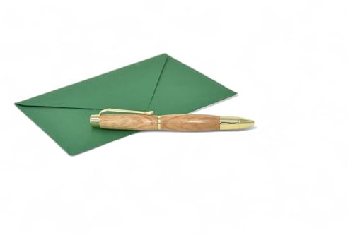 Holz Kugelschreiber Eiche Drehkugelschreiber aus Holz Pen Geschenk Geschenkidee Unikat handmade Handarbeit einzigartig wiederbefüllbar Zirbenholz Arve geölte Oberfläche