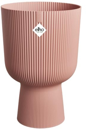elho Vibes fold Coupe 30cm Blumentopf - Zartrosa | Ø 29.5 x H 44.7 cm | Für den Innenbereich geeignet | 100 % recycelter Kunststoff