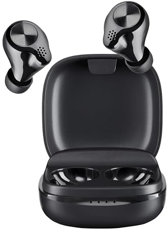 Intenso Buds Micro – TWS True Wireless Hörlurar T200 med spelläge och upp till 25 timmar Musikuppspelning, svart