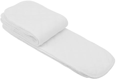 Weiche und Atmungsaktive Baby-Kleinkind-Baumwolle, Moderne Stoffwindel-Windeleinlagen für Neugeborene und Kleinkinder, 10 Stück (Sechs Schichten (32 * 12 cm))
