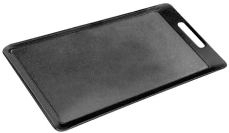 Cabilock Gusseiserne Bbq Grillpfanne Aus Tragbarem Eisen Mit Antihaft Beschichtung Gleichmäßiger Wärmeverteilung Outdoor Barbecue Und Camping Grillplatte (13x8,5x0,5cm