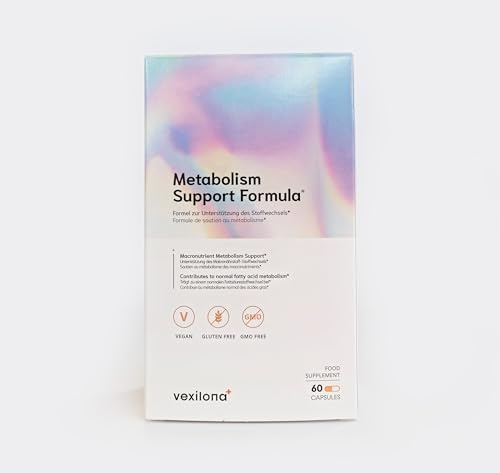 VEXILONA - Die Stoffwechsel-Unterstützungsformel mit Grüntee-Extrakt, Guarana-Extrakt, Cholin, Vitamin C und Zink zur Unterstützung des Körpers, 60 Kapseln (1 Packung)