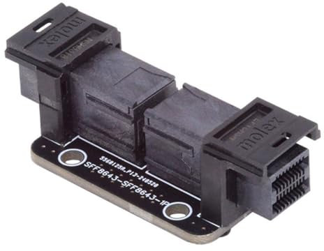 Suoumwa Adaptateur PCI-Express 4.0 Mini SAS HD SFF-8643 vers SFF-8643 SFF-8643 Adapter