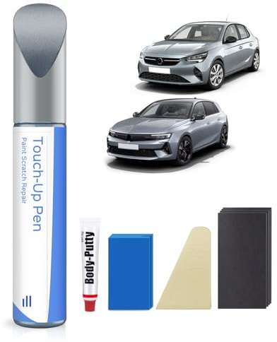 PARTS4EV Z163/163 Lichtsilber Ausbesserungsfarbe Kit für Opel Exakte Übereinstimmung – Ausbesserung von Kratzern und Abplatzungen