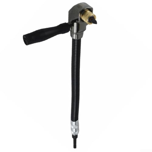 Adjustable 90 Degree Right Angle Drill Extension with Flexible Hex Socket for Power Tools