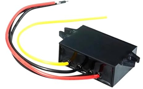 Convertitore di Potenza da 60 V, 24 V, 36 V, 48 V, 15 V, 80 V a 12 V, regolatore di Tensione DC DC Step-Down, Riduttore di Tensione for Golf Cart, carrelli elevatori(15V-80V to 12V 2A)