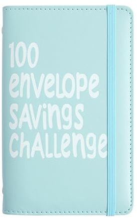 100 Tage Sparplan Ordner | Sparplan Mit Täglicher Herausforderung | Büro- Und Schulbedarf Für Finanzielle Freiheit Haushaltsbuch Ausgabenkontrolle Budgetplanung