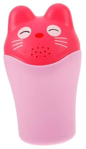 Gogogmee Babyparty Haarwaschbecher Duschbecher Mit Griff Pp Material Rosa Badehilfe Haarewaschen Bad Zubehör