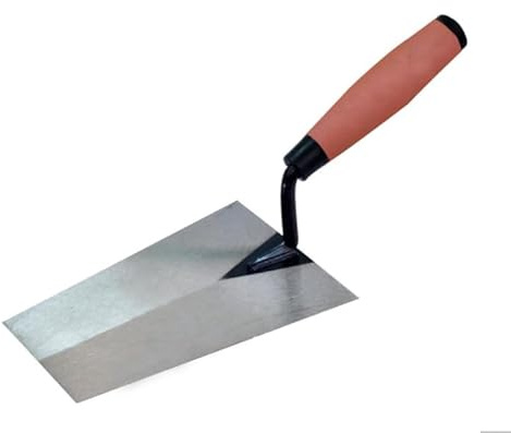 U-Trade Bucket Trowel – 6-Inch Heavy-Duty Steel Blade with Ergonomic Handle for Efficient Mortar Application and Cleaning. Hardened Steel Blade. (6 INCH)