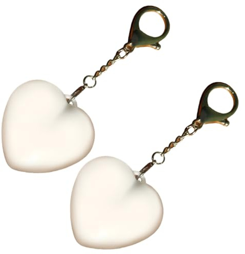 Purse Light Sac à main léger, 2 pièces sac à main avec capteur automatique, multifonctionnel portable mignon en forme de coeur ABS LED pour femmes dames filles cadeaux, lumières