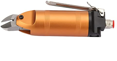 Aumotop Luftschere, Pneumatisches Zangenwerkzeug, Scharfe Schneidzange für Eisen, Edelstahl, Messingdraht, Scherenkopf aus Legiertem Stahl, Handgehaltene Luftschneideschere für die Produktion Großer