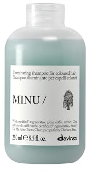 Davines MINU Shampoo - Shampoo illuminante e protettivo per capelli colorati - Per capelli idratati, morbidi e setosi - 250 ml