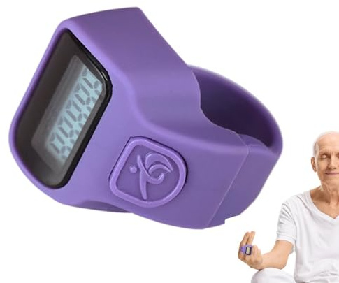 Elektronisk fingerräknare - ABS Lättvikt 3x2,3 Cm Små siffror räknare Clicker, LCD-skärm, Running Timer, Lap Tracker | Multifunktionell Handklicker För Coaching Konserter Pilates Reps