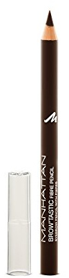 Manhattan Brow'Tastic Augenbrauenstift – Dunkelbrauner Eyebrow Pencil mit auffüllenden Fasern für dichter wirkende, definierte Augenbrauen – Farbe Dark 003 – 1 x 1,1g
