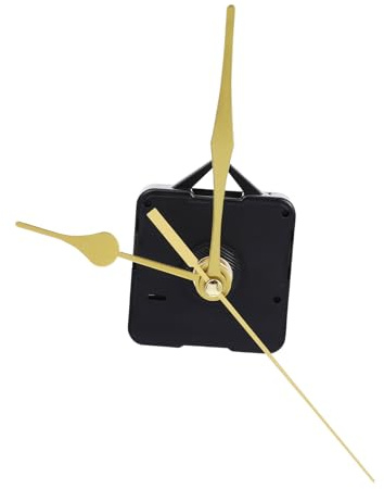 DOITOOL Mecanismo Reloj De Cuarzo Movimiento para Reloj De Pared a Batería Piezas De Repuesto para Reparación DIY Silencioso Fácil De Instalar 2.75 X 2.16 X 0.62 in