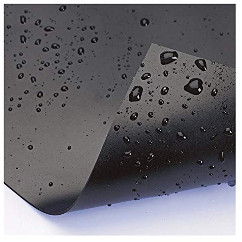 YJFENG Undurchlässiger Film, Feuchtigkeitsbeständig Membran, 0,8 Mm Schwerlast Polyethylen Folie, Flexibel Teichfolien Für Pools Brunnen, Verstärkt Landschaftsbau (Color : Black, Size : 1x3m)
