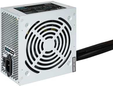 TOOQ TQAPOLO-500SP - Fuente de Alimentación ATX 500W con PFC Activo, Color Plata