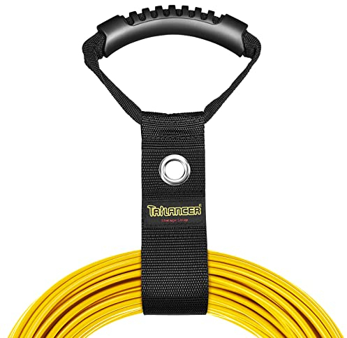 Extension Cord and Hose Organizer(2 Pack) with handle for Garage and Workshop, 22'' Heavy-Duty Hook and Loop Carrying Strap, Hanger, Cable Organizer and Hanger for Pool&Garden Hoses, Wires, and Cables