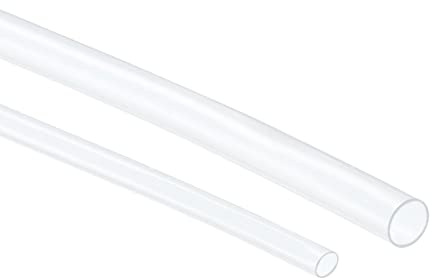 sourcing map Chaleur Rétractable Tube Trousse 2 1 2mm et 4mm Transparent | Diamètre, 3.3ft, Isolation Protection pour Électrique Câble Fil
