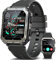 meoonley Smartwatch militare da uomo, orologio sportivo con risposta/effettuazione di chiamate IP68 Fitness Tracker Pedometro Cardiofrequenzimetro SpO2 per appassionati di attività all'aperto