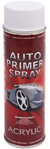 VE-INDUSTRIES Grundierung Spray 500ml Haftgrund Grundierlack Autolack Primer Universal Acryl Rostschutz (Weiss)