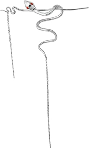 minkissy Schlangen-haarstab Haarnadel Mit Baumelnder Quaste Für Damen-haarknotenhalter