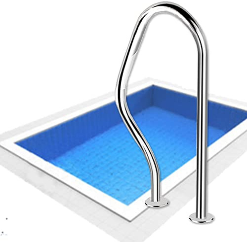 Pasamanos para Piscina Pasamanos para Piscinas para Piscinas enterradas Pasamanos de Acero Inoxidable, barandilla de Escalera para Piscina Barras de Agarre para escalones para Piscina de AGU