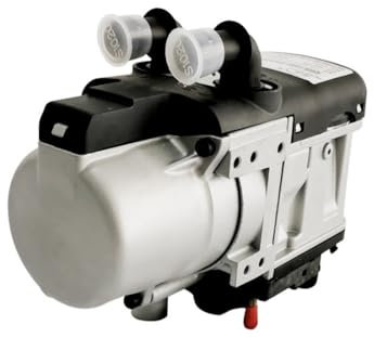 LVSEWOA Riscaldatore da parcheggio da 5 kW, Set di Riscaldamento dell'Acqua a Benzina e Diesel con Telecomando, per Camper, Barca, Camion, rimorchio, 24 V