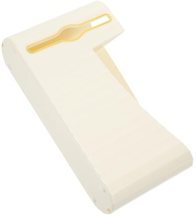 Mikinona Dispensador de Bolsas de Basura Colgante Crema Organizador de Bolsas de Cocina sin Perforación Contenedor Plástico Ahorro de Espacio para Hogar y Oficina