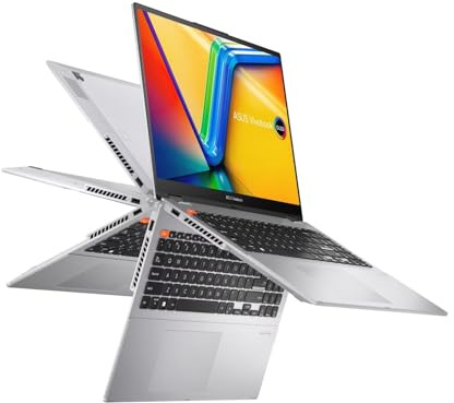 ASUS Vivobook Touch Flip S 16 2-in-1 Convertible Laptop Intel 10-core i5-1335u up to 4.6Ghz 16in WUXGA 16GB RAM 512GB SSD W11 (TP360 – Renewed)