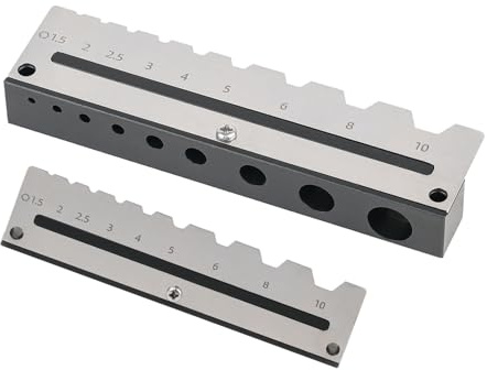 Generisch Supporto per chiavi esagonali – per riporre 9 cacciaviti, supporto da parete, organizer per chiavi inglesi, supporto per attrezzi da scrivania | professionali per officina