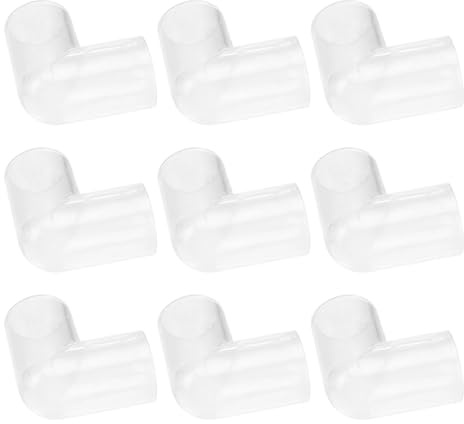 HAPINARY 10 Stück 16mm Aquarium Schlauchverbinder 90° Winkel Anschlussadapter aus Langlebigem Kunststoff für Süß und Salzwasser Aquarienfilter