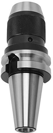 Jonlaki High Speed Steel BT40-APU13-100 Drill Chuck Tool Holder for CNC Milling Machine with Versatile -13mm Clamping
