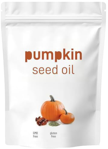 Aceite de semilla de calabaza, favorece la salud del cabello, el tracto urinario y la próstata.