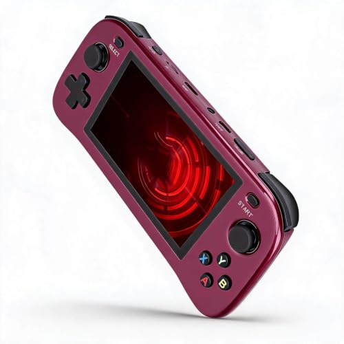Dpofirs Console di Gioco Portatile Ergonomica Dual Core 1.2G Schermo da 4,5 Confortevole Esperienza di Gioco retrò