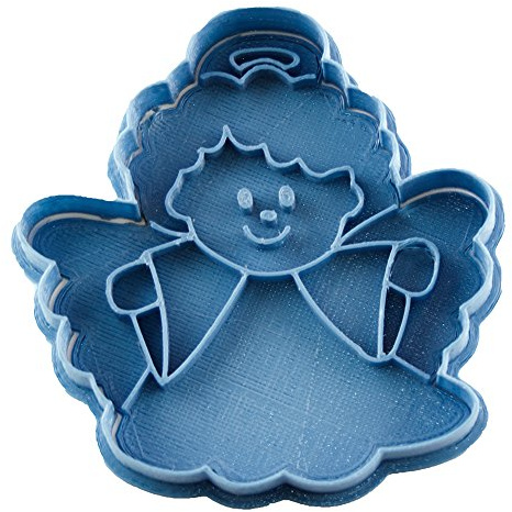 Cuticuter Weihnachten Angel Mono Ausstechform, Blau, 8 x 7 x 1.5 cm