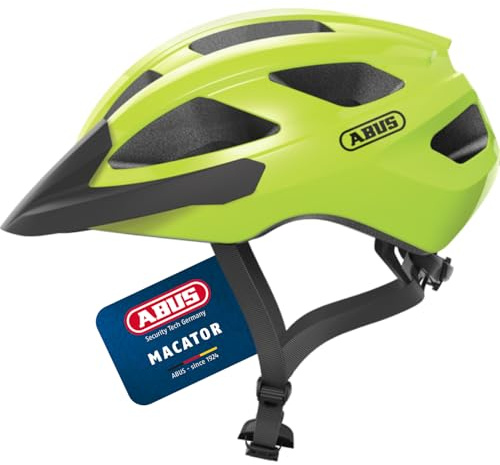 ABUS Casco da bici da strada Macator - casco da bici sportivo per principianti - anche per portatori di codino - per uomo e donna