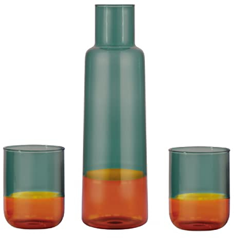 Colour-up Gläser 2er Set mit Glaskaraffe - Remember