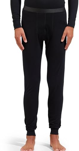 Odlo Pantalones térmicos para hombre Merino 200 I Ropa interior Merino para hombre I Ropa interior térmica cálida