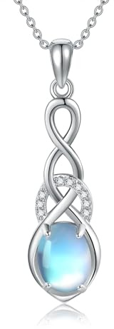 Keltisk knut kedja 925 sterlingsilver keltisk knut kors/triquetra/Claddagh berlock halsband iriskt keltiskt smycke evighet kärlek födelsedagspresent för kvinnor flickor mor, Sterlingsilver, Ingen