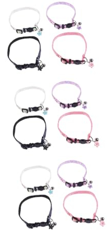 Supvox 12stücke Blumen Katzenhalsband Verstellbar Und Dekoration Für Fotoshootings Hochzeiten Und Feiertage Strapazierfähigem Atmungsaktivem Material