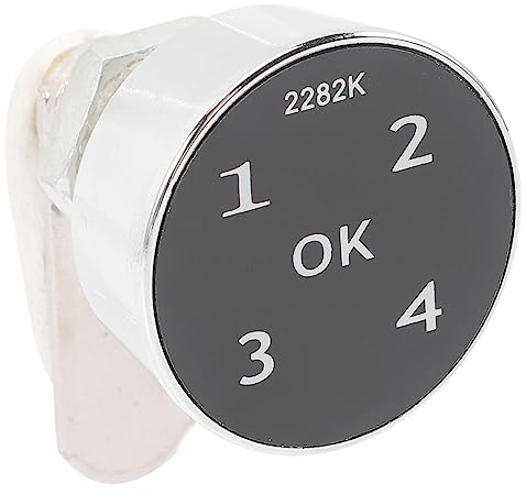 Hoement Elektronisches Tastenschloss Zahlencode Schrankschloss Aus Langlebiger Legierung Für Aktenschränke Und Sichere Smart Passwortsperre Ohne Schlüssel