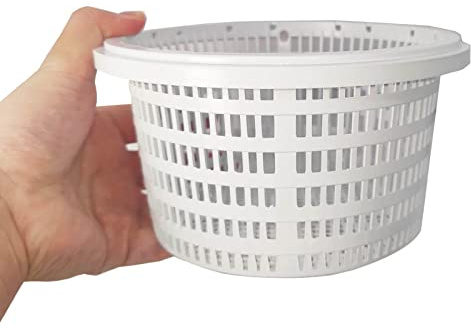 Panier pour skimmer de piscine, panier de rechange pour skimmer standard, pré-filtre de piscine, filtre de piscine, filtre d'insectes et de saleté pour piscines souterraines et hors sol