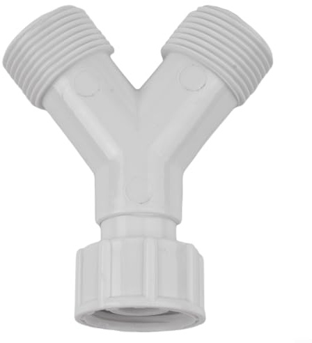 Washing Machine Y Piece Connector 3/4”, Washing Machine Y Splitter, Cold Water Feed Splitter,Twin Hose Pipe Connector
