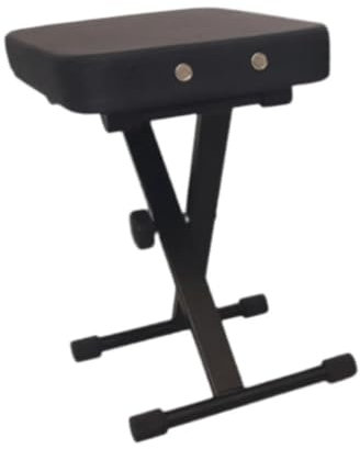 Gepolsterter Komfort-Klavierhocker for Erwachsene im Vintage-Stil, tragbarer Klavier- und Tastaturhocker, kompakter E-Piano-Sitz, geeignet for Koto-Gitarre, E-Piano und Klavier usw., perfekt for enge