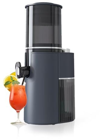 Cold Press Masticating Juicer 250W - Slow Squeeze Technology with 3.5 Large Feed Chute, Dual Filtration System, High Juice Yield, Quiet Motor & Dual-Layer Stainless Steel Mesh