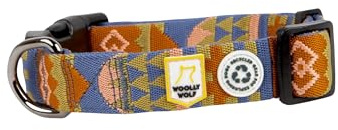 Woolly Wolf Nightless Night Halsband für kleine Hunde Gr. S - Verstellbares Hundehalsband mit maximaler Passform aus recyceltem Polyester, Bequemer Sitz