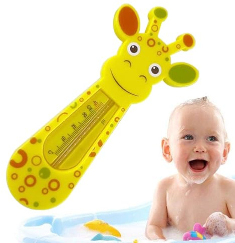 Termómetro de Agua Bebé,Termómetro de temperatura de baño con forma de jirafa para bebé - flotante de juguete para bañera, regalo para mamá recién nacida